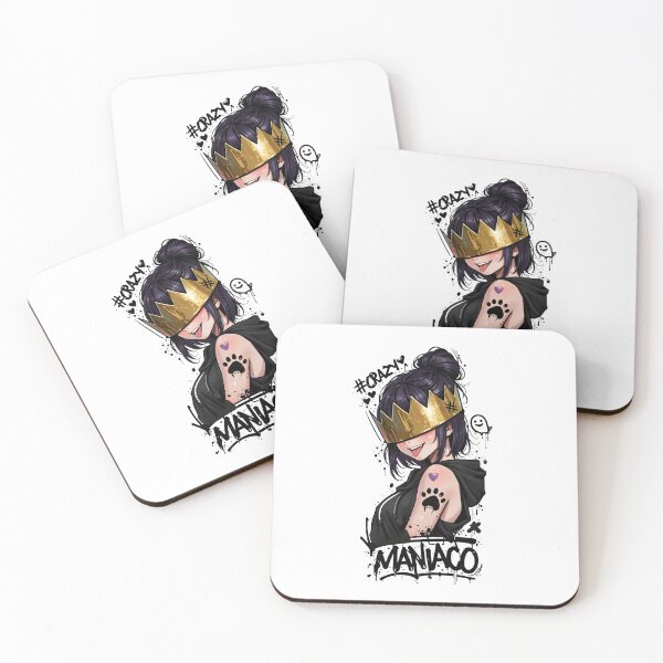 Item preview, Rebel Queen Anime Girl | Dark Street Art Illustration designed and sold by Senkov.