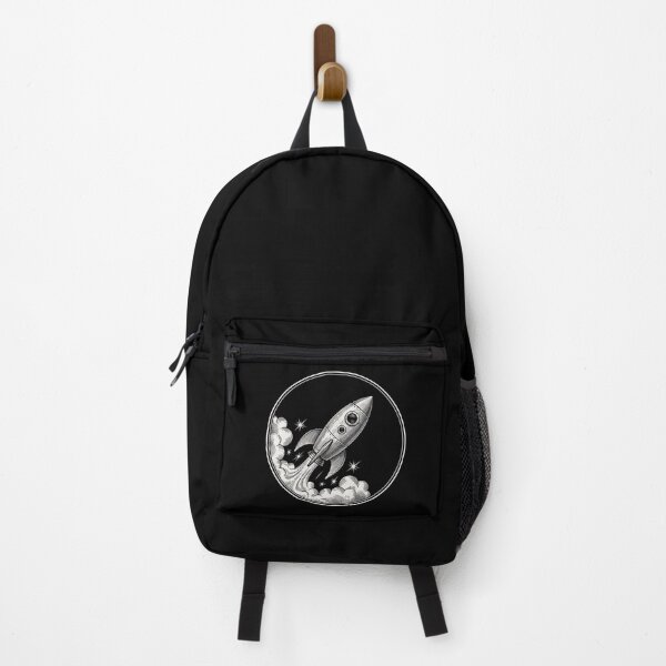 Item preview, NASA Retro Vintage Rocket Moon designed and sold by HoruxDesign.