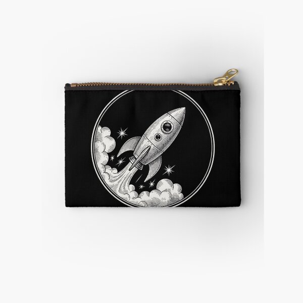 Item preview, NASA Retro Vintage Rocket Moon designed and sold by HoruxDesign.