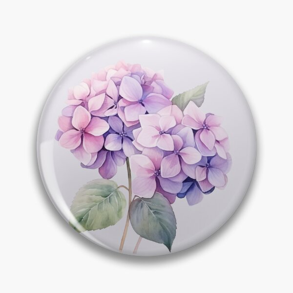 Item preview, Two Pastel Purple Hydrangeas  designed and sold by Violet Peonies.