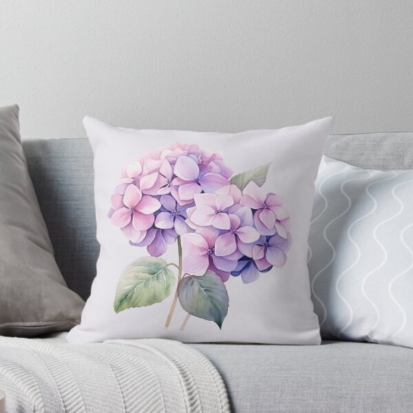 Item preview, Two Pastel Purple Hydrangeas  designed and sold by Violet Peonies.