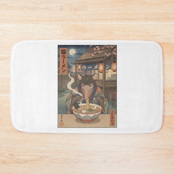Item preview, Aardvark Eating Ramen Japanese Ukiyo-e Art designed and sold by k3rstman1.