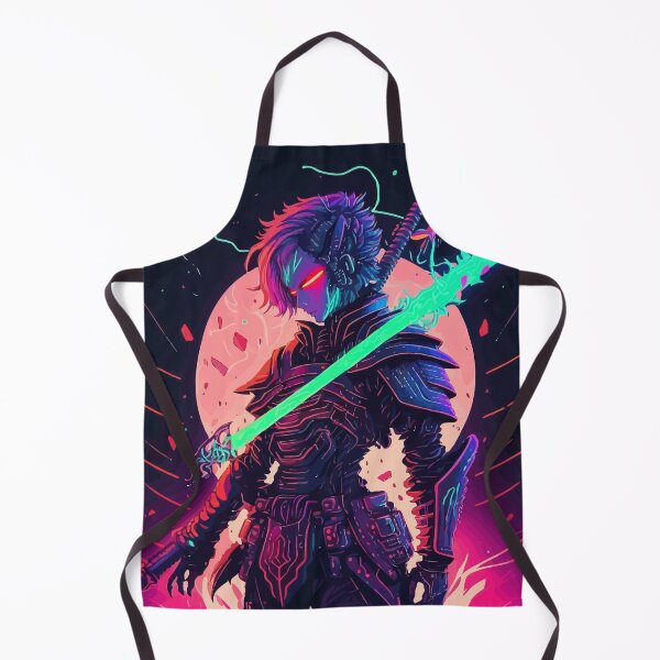 Item preview, Neon Cyberpunk Samurai Warrior designed and sold by Design Atlas.