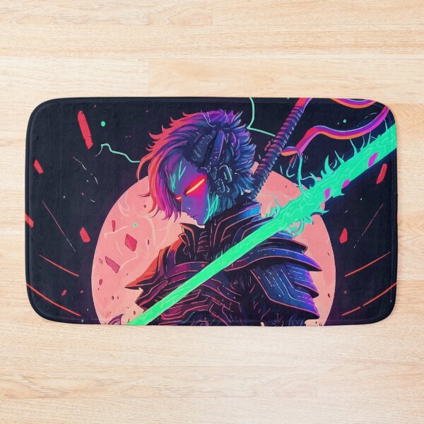 Item preview, Neon Cyberpunk Samurai Warrior designed and sold by Design Atlas.