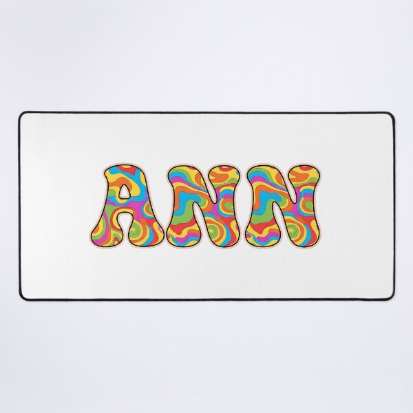 Item preview, ❤️ Ann Personalized Name Wavy Retro Shirt, Coffee Mug, Sticker Gift designed and sold by HelixPedia.