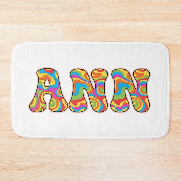 Item preview, ❤️ Ann Personalized Name Wavy Retro Shirt, Coffee Mug, Sticker Gift designed and sold by HelixPedia.