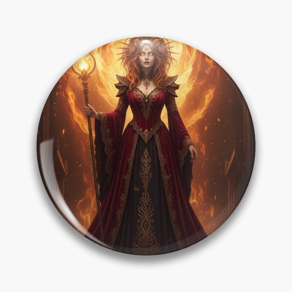 Item preview, The Golden Empress Leo Fiery Zodiac Art designed and sold by starwanderer7.