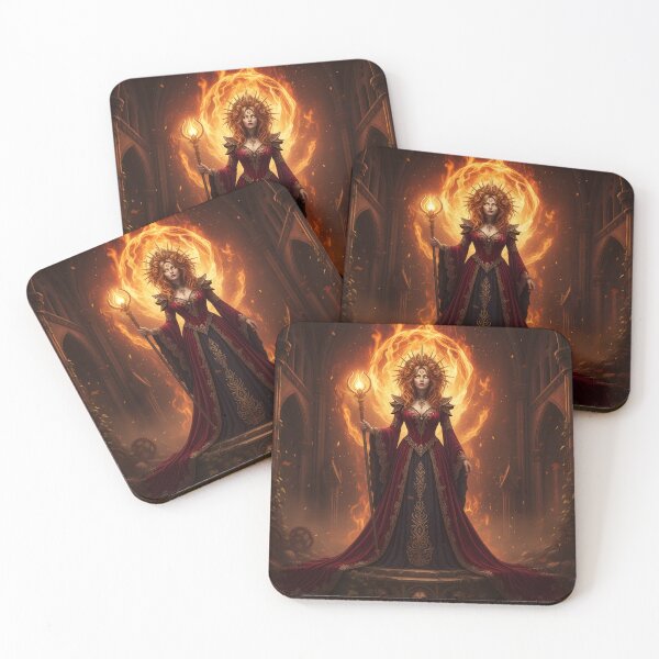 Item preview, The Golden Empress Leo Fiery Zodiac Art designed and sold by starwanderer7.