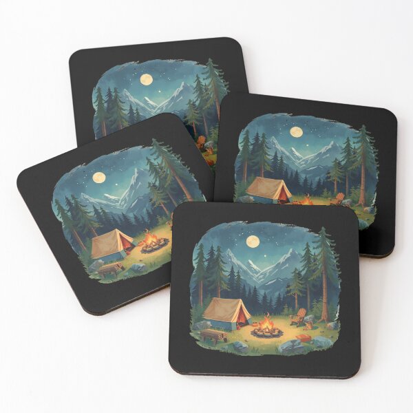Item preview, ​Midnight Mountain Glow designed and sold by Khadigadesings.