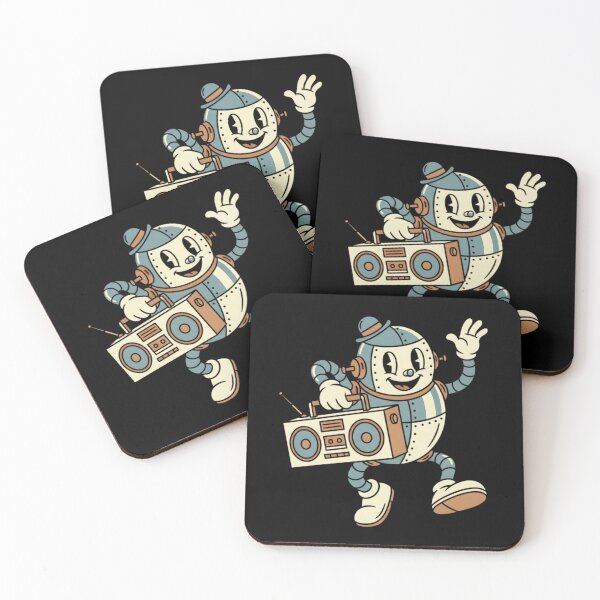 Item preview, Retro Dancing Robot Cartoon designed and sold by HoruxDesign.