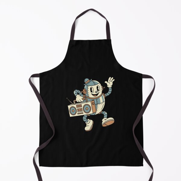 Item preview, Retro Dancing Robot Cartoon designed and sold by HoruxDesign.
