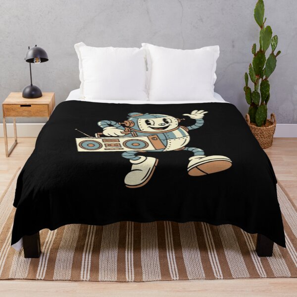 Item preview, Retro Dancing Robot Cartoon designed and sold by HoruxDesign.