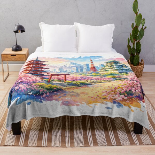 Item preview, Colorful Japan cityscape designed and sold by juthamas8426.