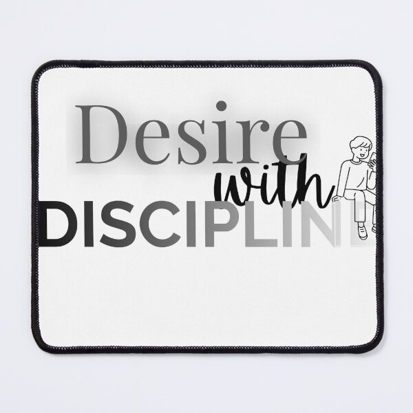Item preview, Desire with discipline quote graphic t-shirt design designed and sold by devianarts99.