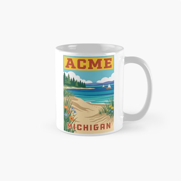 Item preview, Acme Michigan - Vintage Traverse Bay Design designed and sold by TheOldMittenIllustrated.