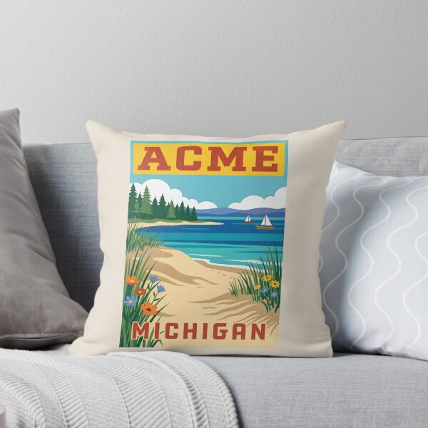 Item preview, Acme Michigan - Vintage Traverse Bay Design designed and sold by TheOldMittenIllustrated.
