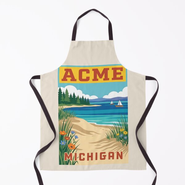 Item preview, Acme Michigan - Vintage Traverse Bay Design designed and sold by TheOldMittenIllustrated.