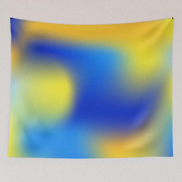 Item preview, Blue and Yellow Gradient Abstract Design designed and sold by patternsoup.