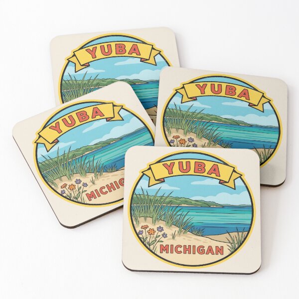 Item preview, Yuba Michigan - Vintage Traverse Bay Design designed and sold by TheOldMittenIllustrated.