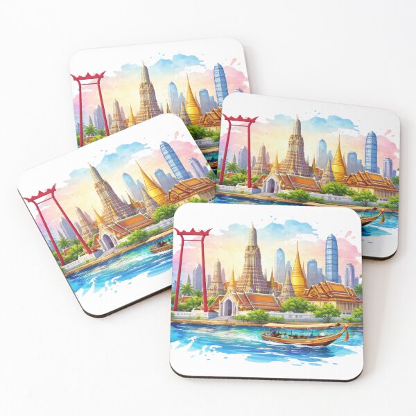 Item preview, Colorful Bangkok City designed and sold by juthamas8426.