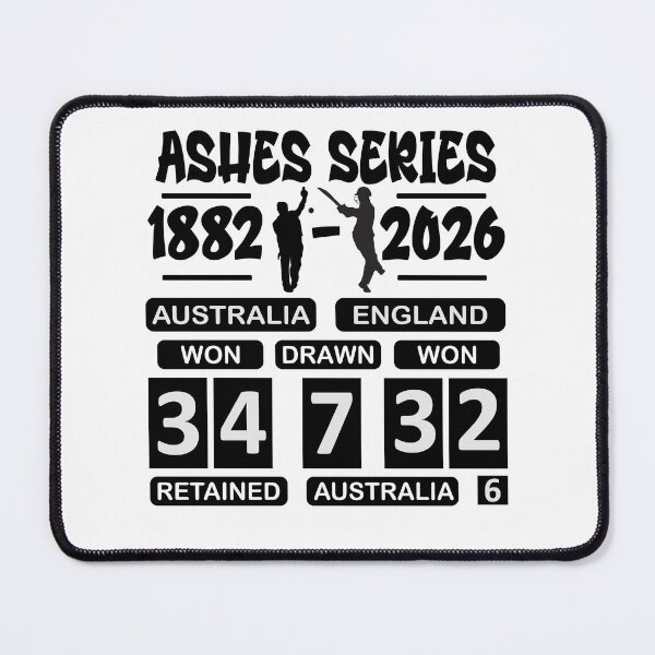 Item preview, Australia England Cricket Rivalry Statistics Graphic designed and sold by MimsTees.
