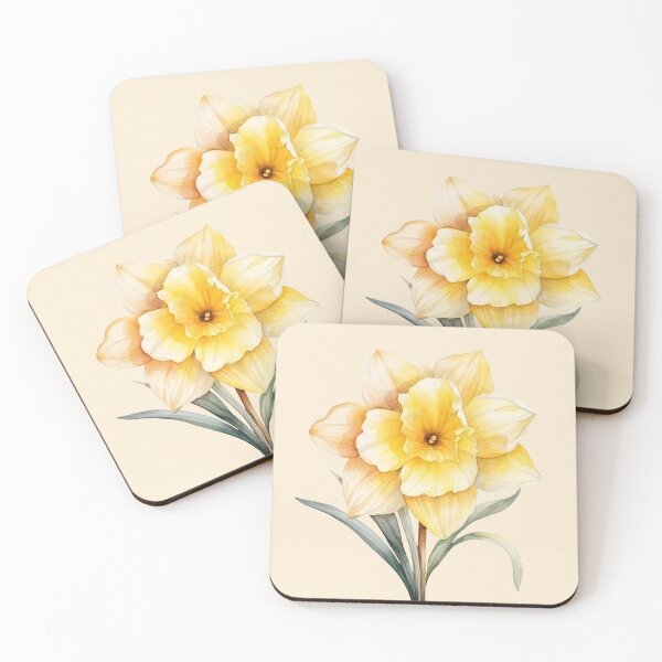 Item preview, Closeup of a Yellow Daffodil Flower designed and sold by Violet Peonies.
