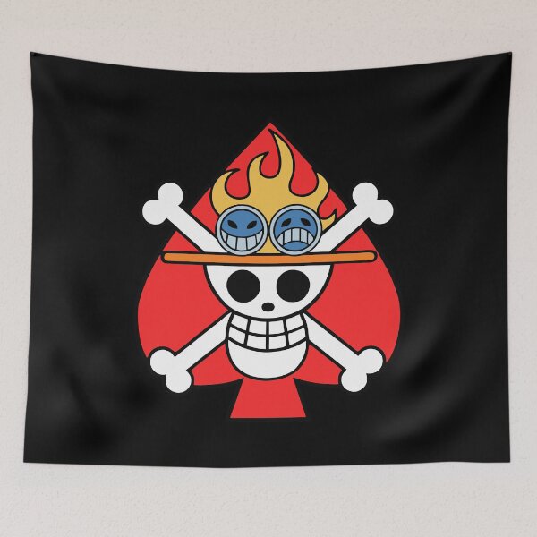Item preview, portgas d ace flag vintage retro designed and sold by losgalacti.