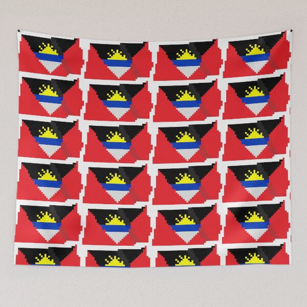 Item preview, Flag of Antigua Barbuda, a flag with a pixel art designed and sold by massingso.