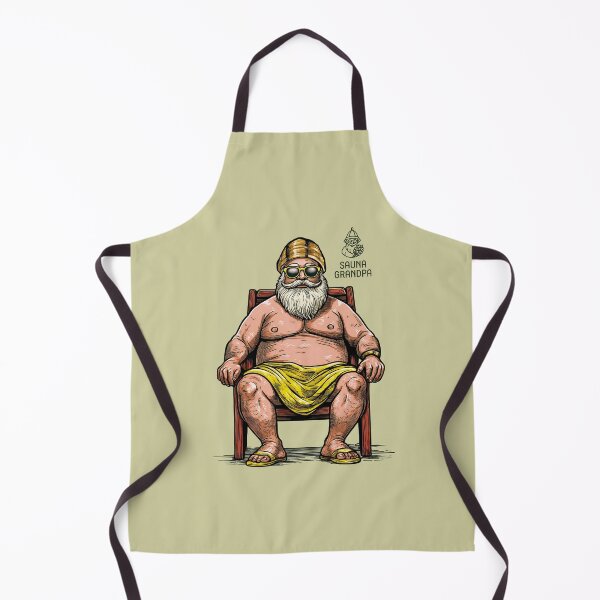 Item preview, Sauna Grandpa - Grandpa seeking solace in the sauna designed and sold by WABISABIMOMENTS.