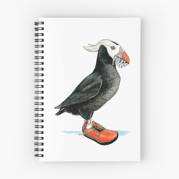 Item preview, Tufted Puffin in Water Shoes designed and sold by JimsBirds.
