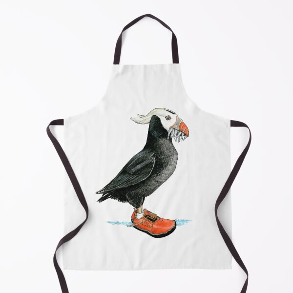 Item preview, Tufted Puffin in Water Shoes designed and sold by JimsBirds.