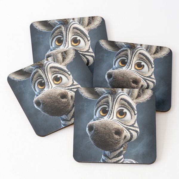 Item preview, Cute Cartoon Zebra Character with Big Eyes designed and sold by Artessie.