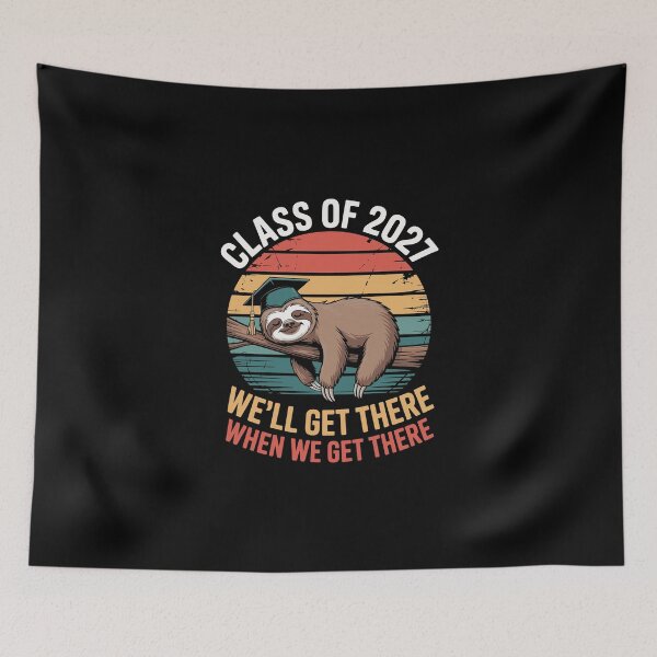 Item preview, Class of 2027 Sloth Graduation designed and sold by jkrphoto.