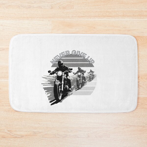 Item preview, Never Give Up Motorcycle Rider – Powerful Vintage Biker Art, Inspirational & Funny Gift for True Riders designed and sold by Williams Anderson.