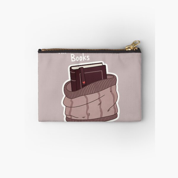 Item preview, All i need is books,Illustration shows a cozy scene with a sweater holding books in a simple design on a plain background designed and sold by SpaceartLilu.