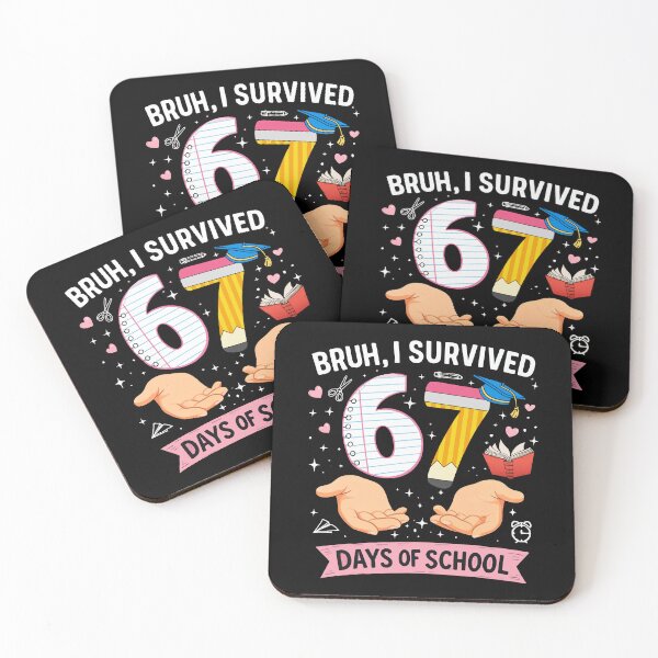 Item preview, Bruh I survived 67 days of school designed and sold by HandicraftArt.