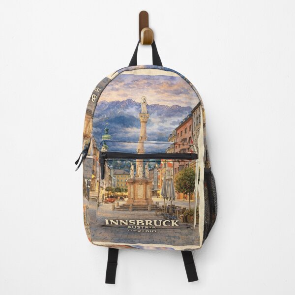 Item preview, Innsbruck Old Town at Sunset – Austria Alps Charm designed and sold by Era-of-Traveler.
