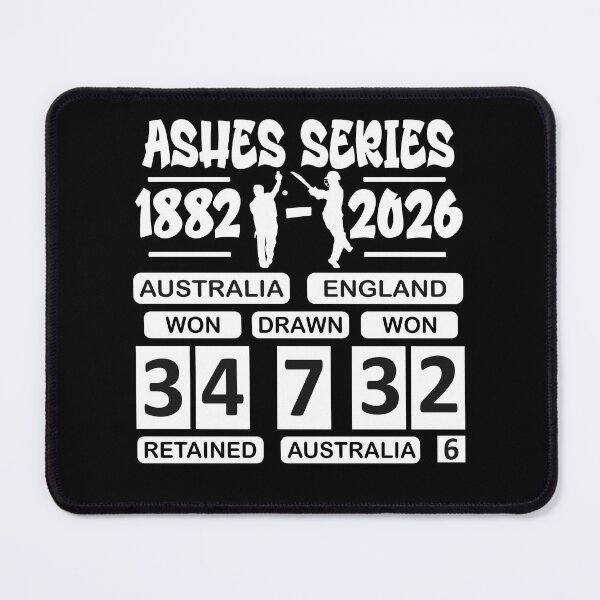 Item preview,  Australia vs England Cricket Rivalry Scoreboard Art designed and sold by MimsTees.