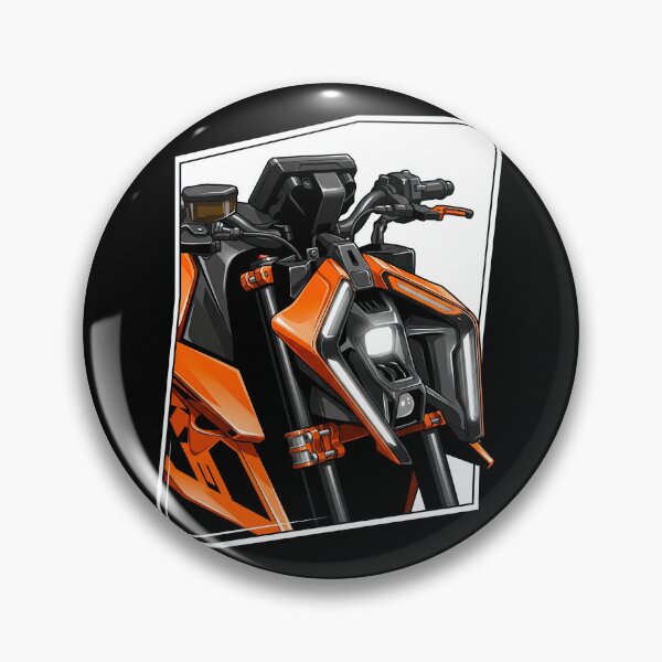 Artikelvorschau, KTM Duke 990 – Detailaufnahme eines Naked Bikes entworfen und verkauft von enzoade.