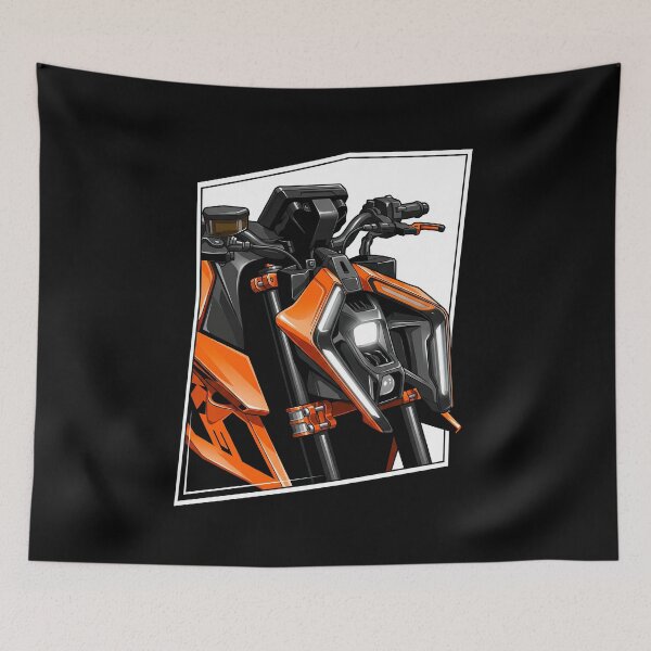 Item preview, KTM Duke 990 Detailed Close-Up Naked Bike Art designed and sold by enzoade.