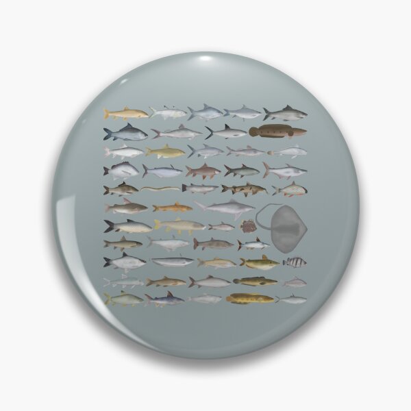 Item preview, South Asia Freshwater Fish Group designed and sold by fishfolkart.