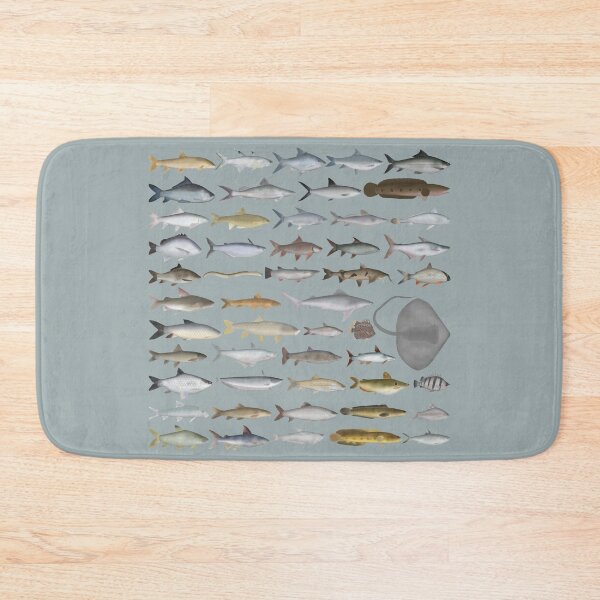 Item preview, South Asia Freshwater Fish Group designed and sold by fishfolkart.