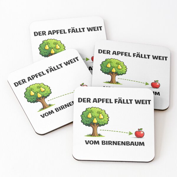 Item preview, The apple falls far from the pear tree. designed and sold by AggAverse.