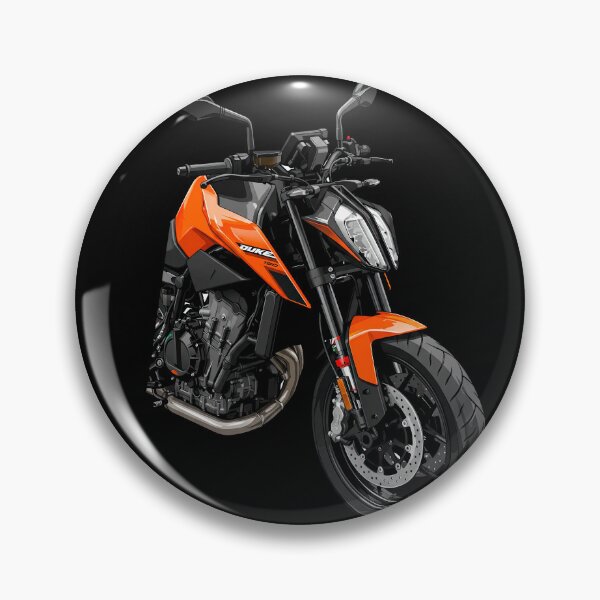 Artikelvorschau, KTM Duke 790 – Detaillierte Nahaufnahme eines Straßenmotorrads entworfen und verkauft von enzoade.