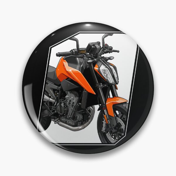 Artikelvorschau, KTM Duke 790 Nahaufnahme eines Naked Bikes entworfen und verkauft von enzoade.