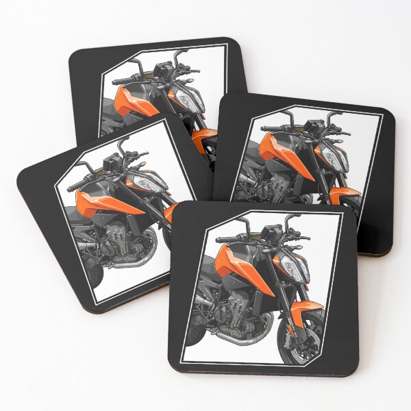 Item preview, KTM Duke 790 Close-Up Naked Motorcycle Illustration designed and sold by enzoade.
