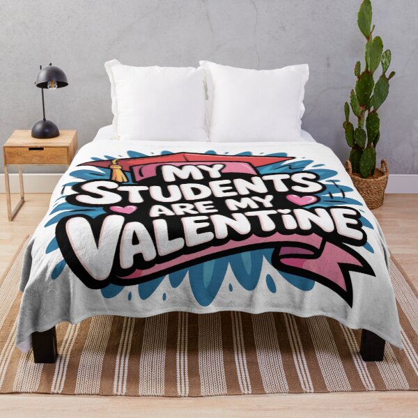 Item preview, My Students Are My Valentine – Cute Teacher Valentine Quote Design designed and sold by SoftStyleStudio ⭐⭐⭐.