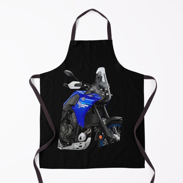 Item preview, Yamaha Ténéré 700 Blue Close-Up Adventure Motorcycle Illustration designed and sold by enzoade.