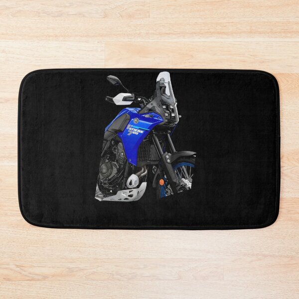 Item preview, Yamaha Ténéré 700 Blue Close-Up Adventure Motorcycle Illustration designed and sold by enzoade.