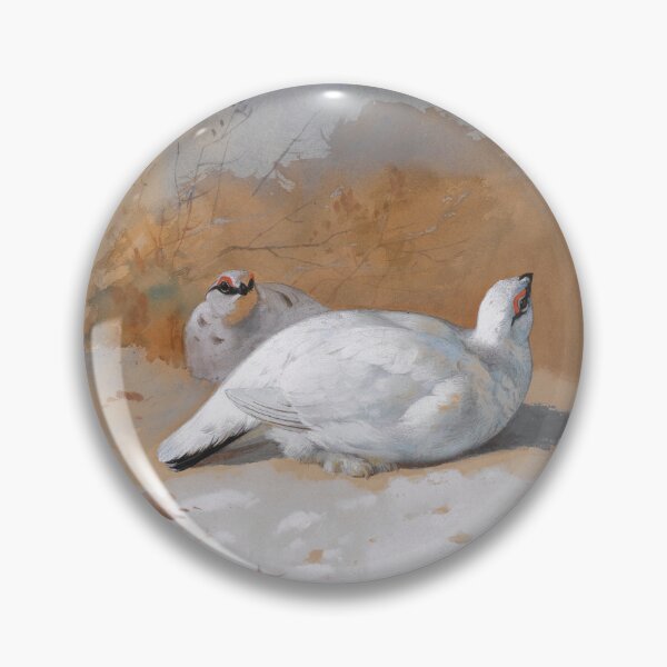Item preview, Archibald Thorburn: A Brace of Ptarmigan in the Snow designed and sold by Tridentulus.
